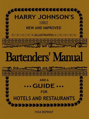 cover image of Bartenders' Manual
